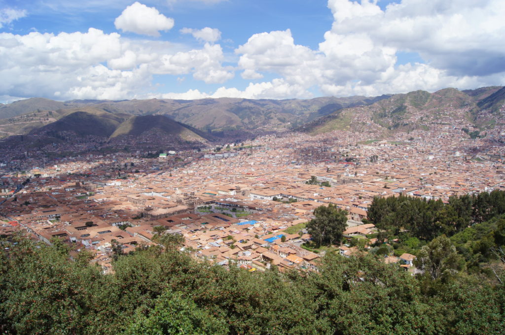 Cuzco, Peru, City Picture from Above