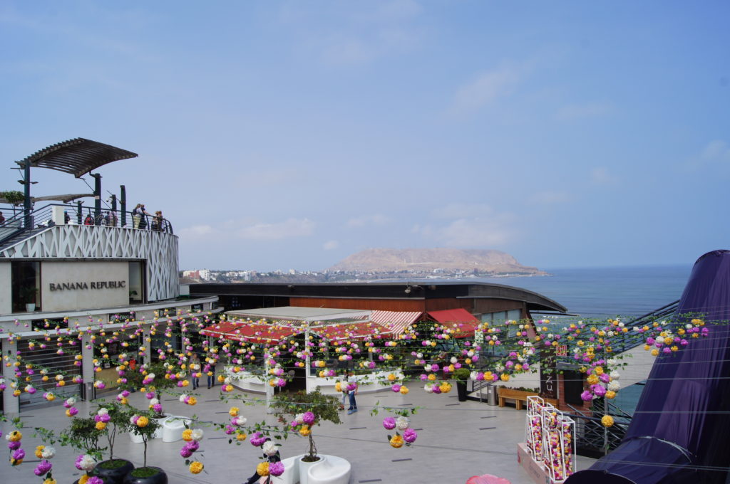 Larcomar Shopping Center in Miraflores, Lima, Peru