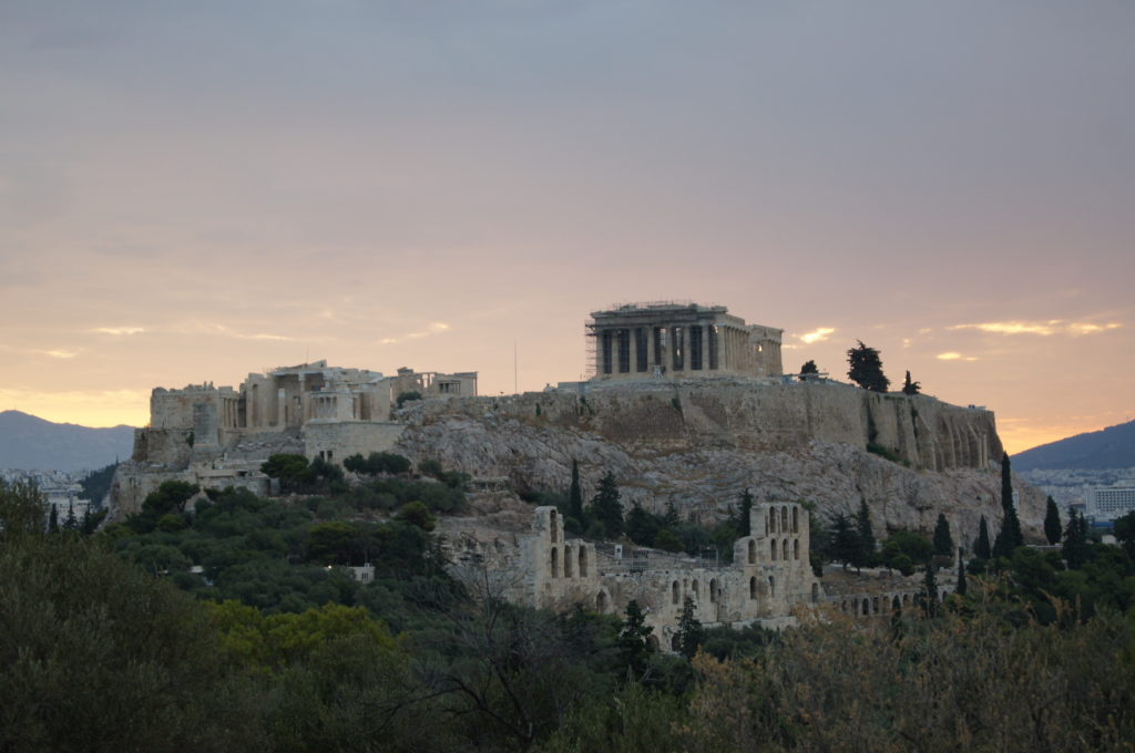 Acropolis at Sunrise from South