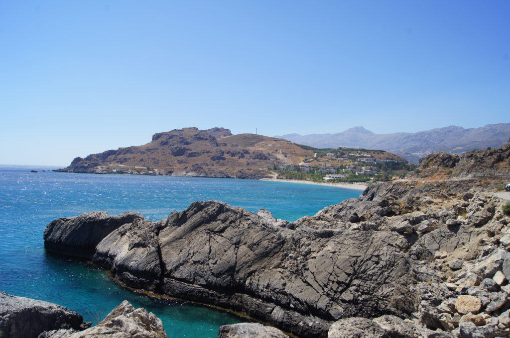 Plakias, Crete, Greece: Jumping from Rocks at One Rock Beach