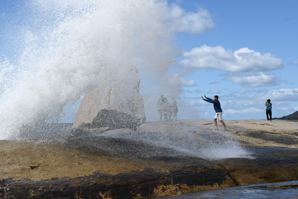 Bicheno Blowhole in Tasmania