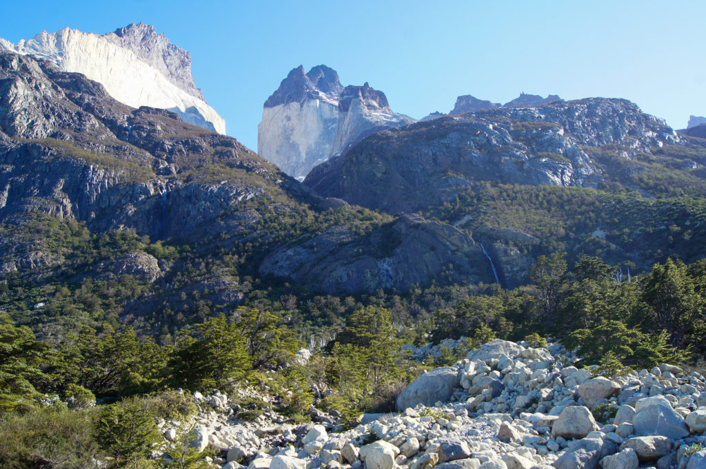 Cuernos del Paine "Paine Horns" in Torres del Paine National Park, Patagonia, Chile