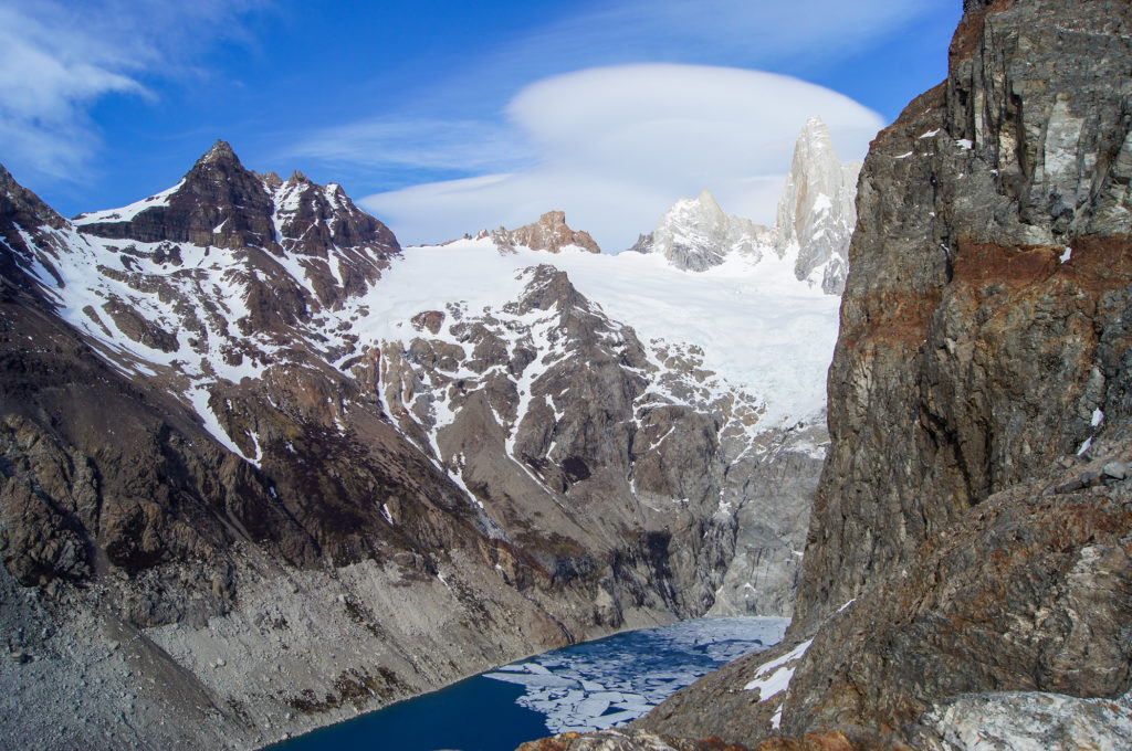 Laguna Sucia in Los Glaciares National Park, Adjacent to Cerro Fitz Roy