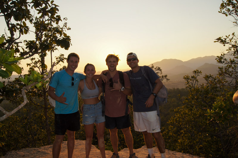 Britton, Caroline, Harry, and me at the Pai Canyon.