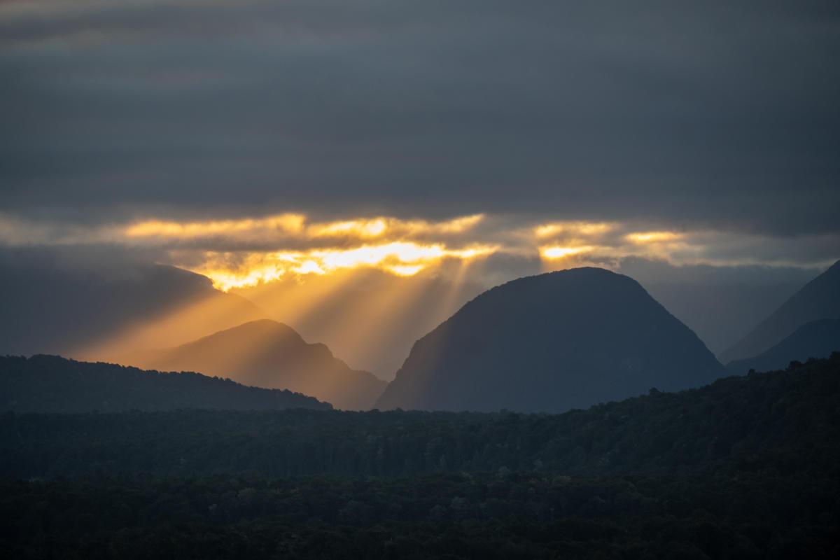 Sunset in Te Anau